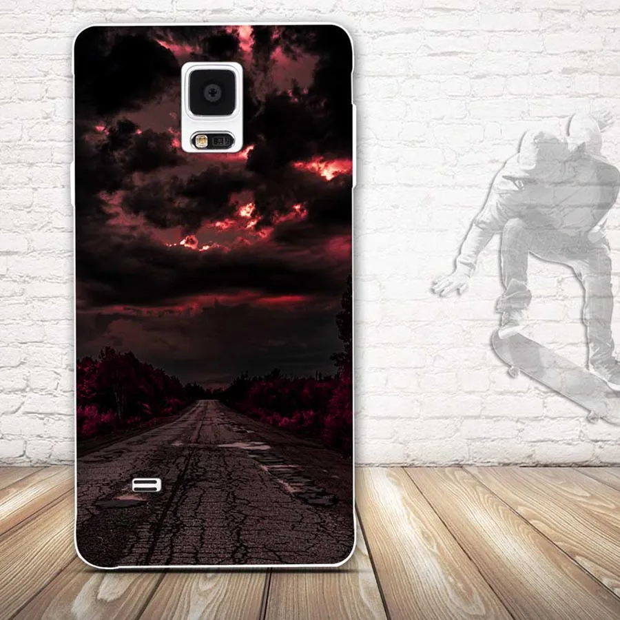 Чехол для телефона Samsung Galaxy Note 4 силиконовый мягкий ТПУ чехол-накладка с милым