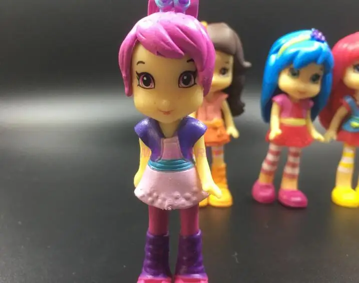 Карманная игрушка Polly 6 шт./компл. 8 см фигурка клубники принцесса кукла торт микро