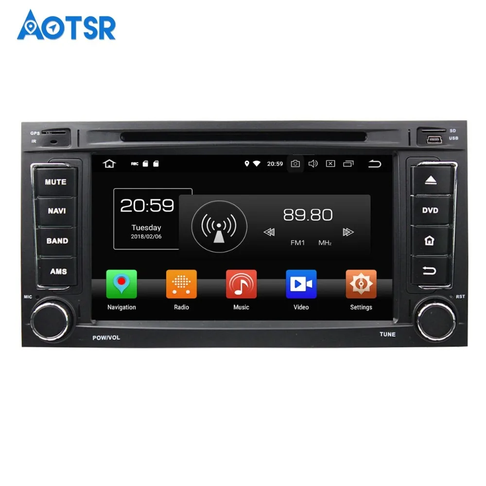 Автомобильный DVD-плеер на Android 8 0 32 + 4 Гб GPS-навигация Радио для VW Volkswagen TOUAREG 2002-2010
