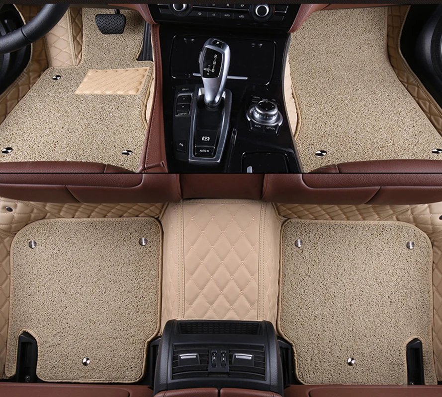 Kalaisike пользовательские автомобильные коврики для Geely все модели EC7 X7 FE1 Emgrand аксессуары для автомобиля чехлы на автомобильные сидения Стильный коврик для пола