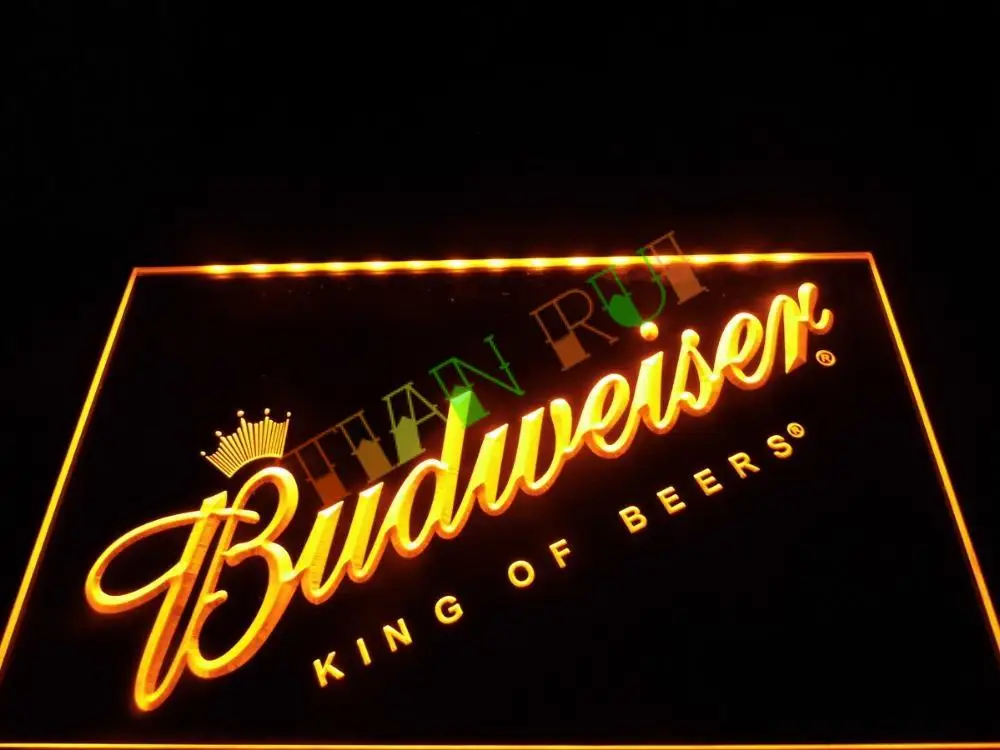 LA002-Budweiser пивной бар Pub Club NEW светодиодный неоновый свет Войти home decor магазин