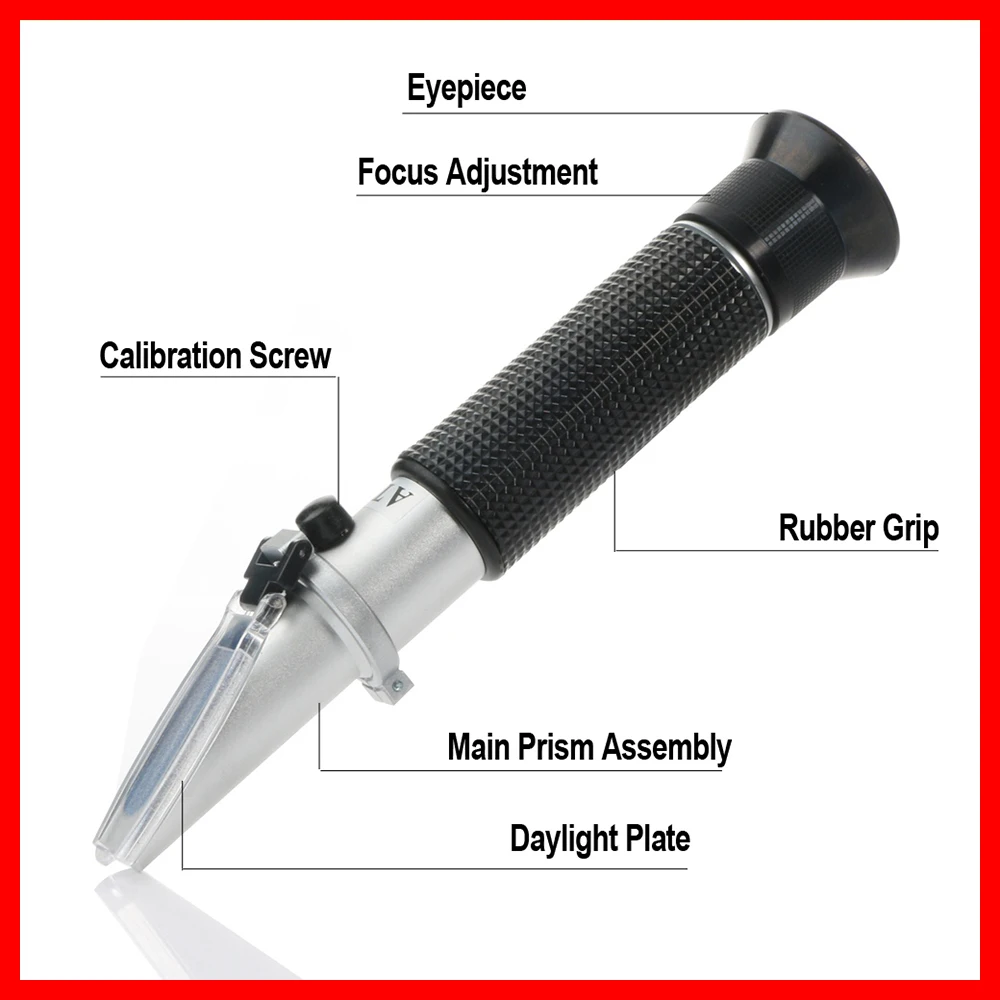 Ручной рефрактометр RZ RZ130 для определения содержания мочи|Рефрактометры| |