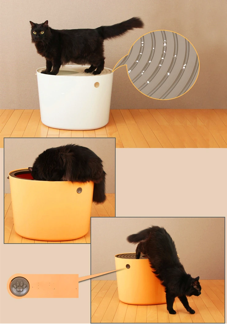 Кошачья песочница, котенок, коробка для туалета, внутренний полузакрытый поднос, туалет, постельные принадлежности, тренировочное съемное постельное белье для маленьких и средних домашних животных, аксессуары