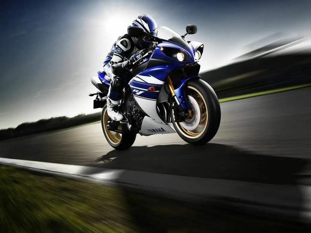 Q2167 плакаты и принты Yamaha R1 спортивный велосипед мотоцикл поп-деко холст