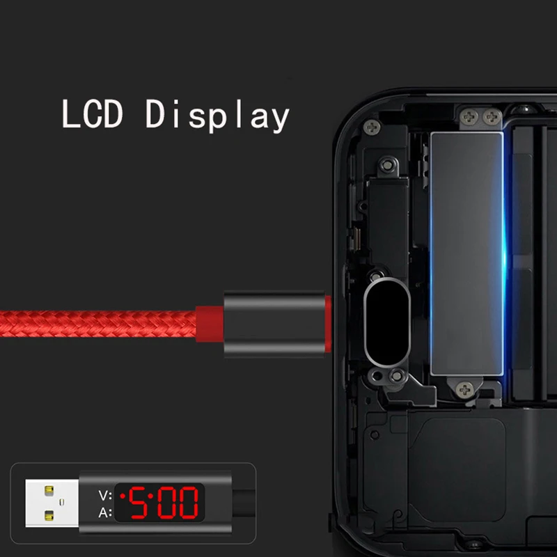 Кабель Micro USB Type-C для C мобильный телефон usb-кабель быстрой зарядки iPhone X 8 7 6 6S