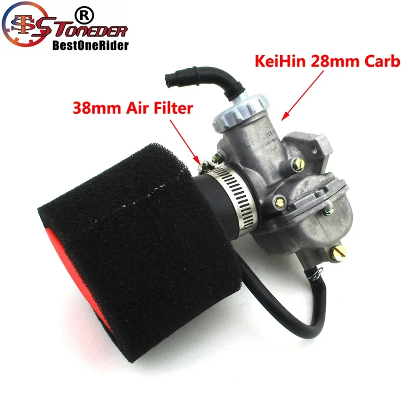 STONEDER карбюратор KeiHin Carb 35 мм воздушный фильтр для 50cc 70cc 90cc 110cc Яма Грязь мотор тропа велосипед Honda XR 75 80 80R XL75 XL80