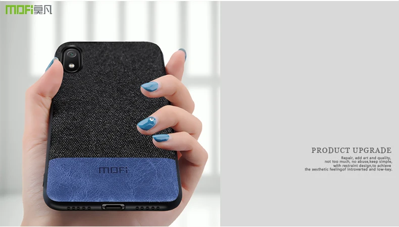 Для Xiaomi Redmi 7A чехол противоударный чехол MOFi Redmi 7A capas coque защитный хлопковый тканевый деловой чехол