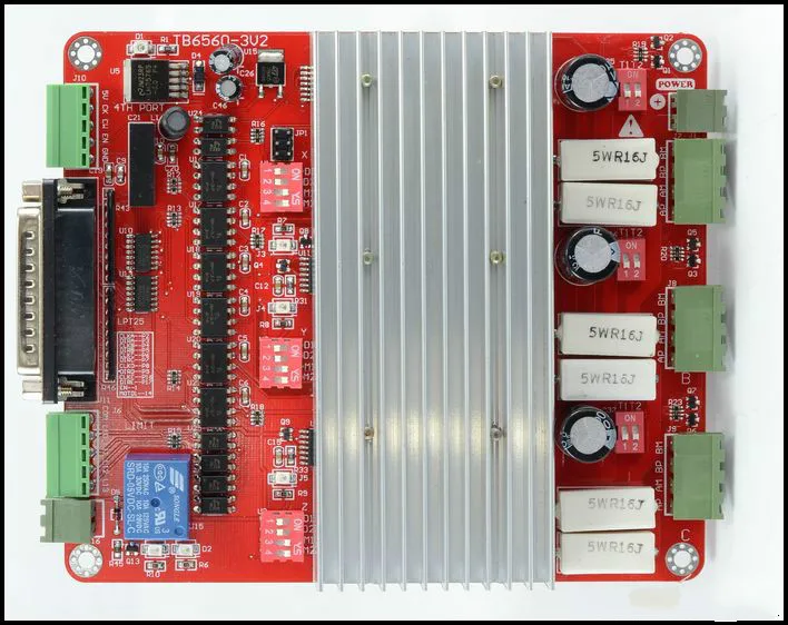 Factory outlets CNC 3 Axis TB6560 3.5A Драйвер шагового двигателя плата контроллера Mach3|axis tb6560|tb6560