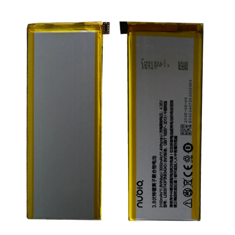 Высококачественный оригинальный резервный аккумулятор Li3830T43P3hB34243 3100 мАч для