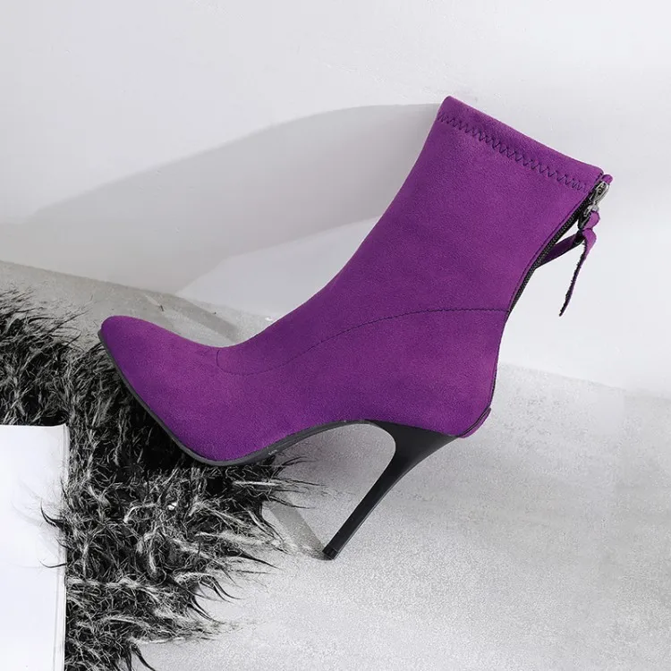 Женские ботинки с металлической отделкой большие размеры 9/10/17 | Обувь