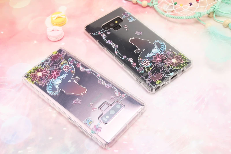 Чехол для samsung Galaxy Note 9 Note 10 Pro Note10 Plus, мягкий силиконовый чехол с изображением русалки, милый прозрачный чехол