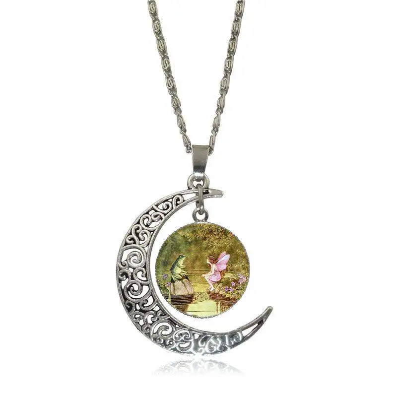 EJ глазурь для женщин детей лягушка и Фея Бренд серебряный цвет ювелирные изделия