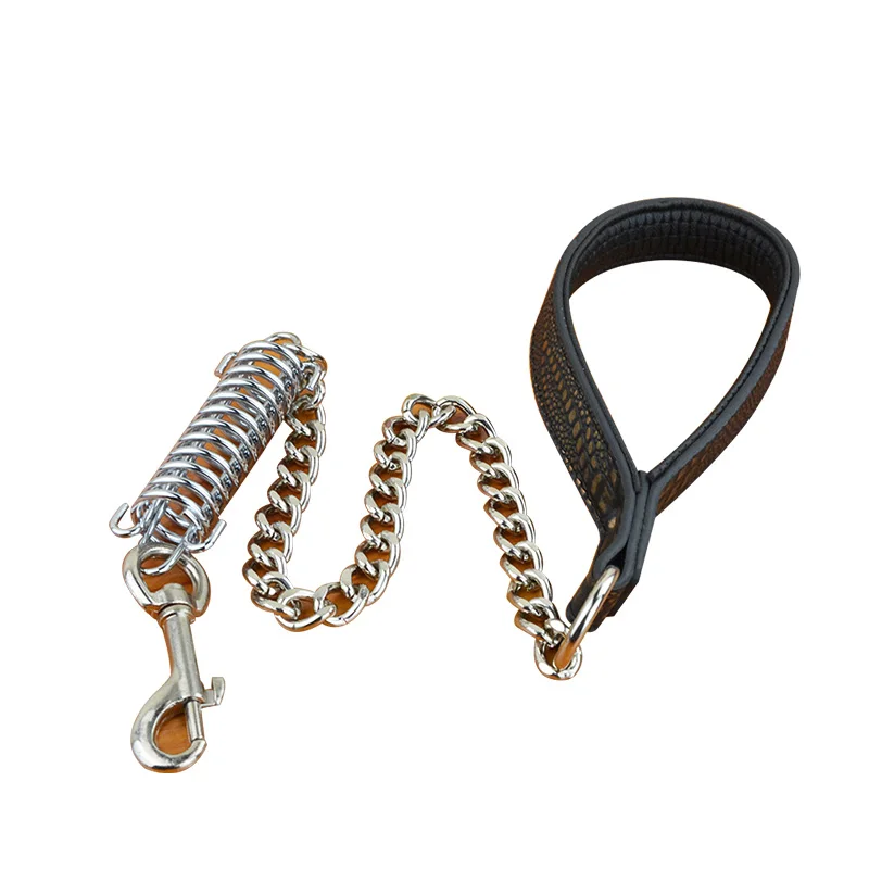 Новое поступление большой Поводок для собаки из натуральной кожи мягкий поводок