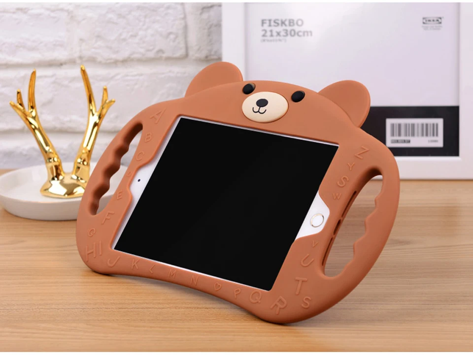 PZOZ для ipad 2, 3, 4 Air 1/Air 2/Pro 9,7 мини, на возраст 1, 2, 3, 4, Силиконовый противоударный чехол из мягкого нетоксичного детей для ipad держатель чехол
