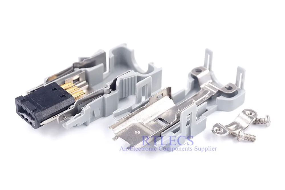 1 шт. гнездовой разъем 6 Pin firewire IEEE 1394 для Yaskawa Серводвигатель Panasonic кодировщик P SM 6E