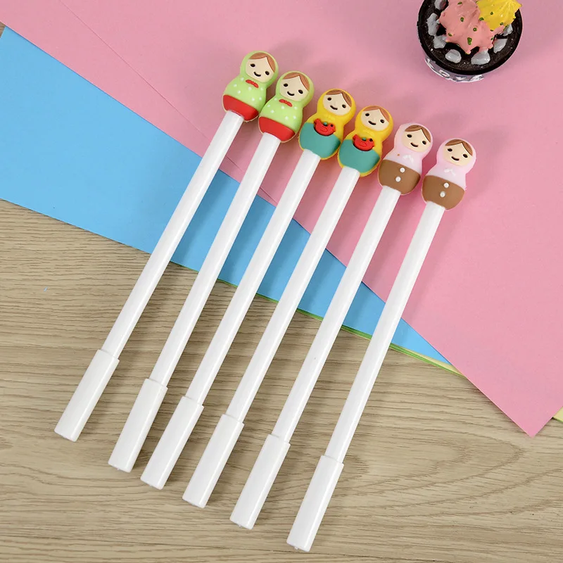 Ручка A13 черная нейтральная с надписью Русская кукла|pen stationery|pen blackblack stationery |