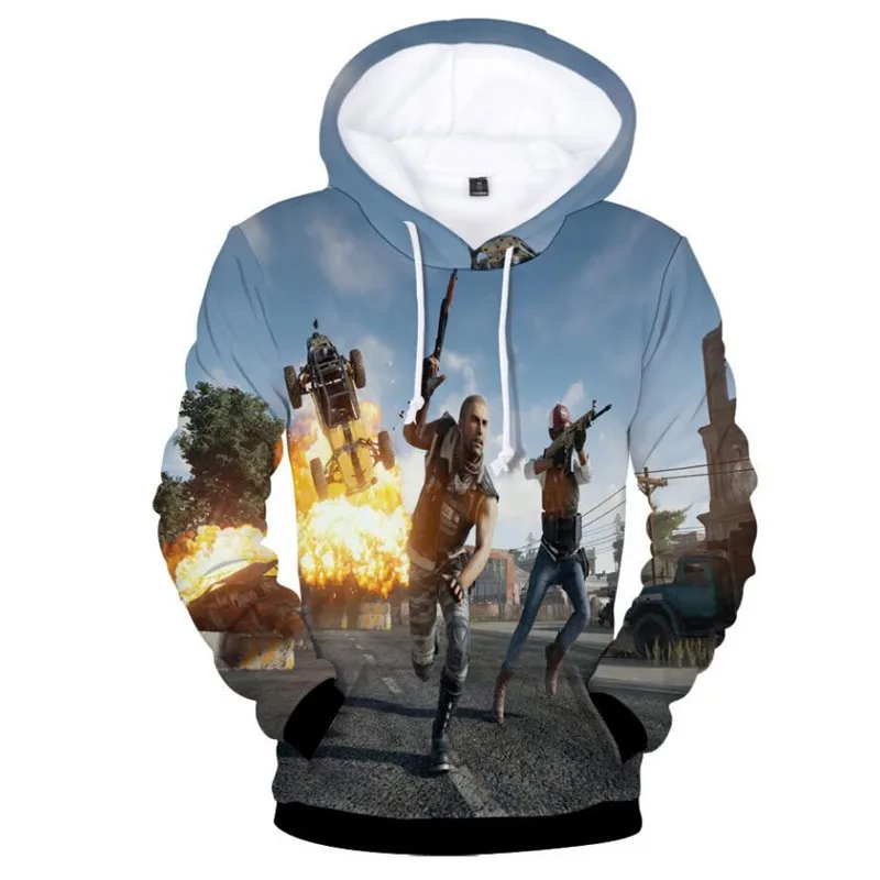 PLAYERUNKNOWN'S BATTLEGROUNDS, косплей, 3D, игра, персонаж, Спортивная Толстовка, мужская и женская спортивная одежда, новая одежда