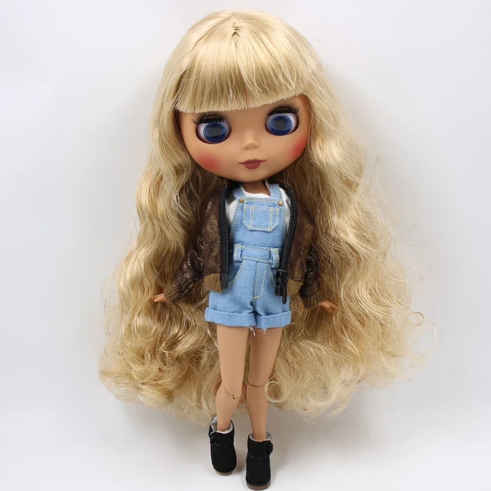 Ледяная Обнаженная кукла Blyth No. BL3157 Flaxen hair 1/6 bjd, pullip, licca, jerryberry
