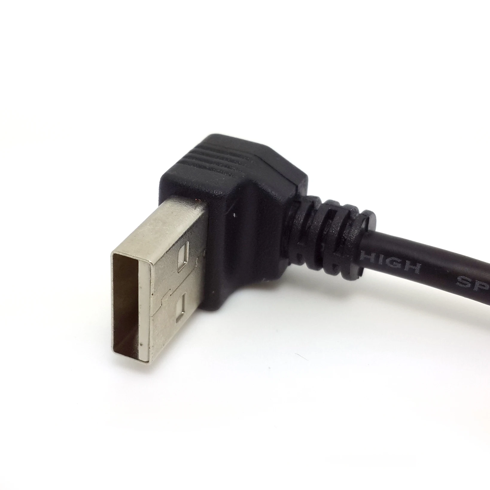 Zihan вниз Угловой 90 градусов USB 2 0 папа к женскому Удлинительный кабель 20 см|Кабели
