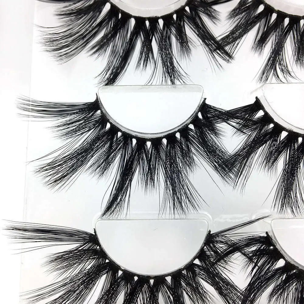 3D Натуральные Черные Накладные ресницы модный макияж натуральные накладные