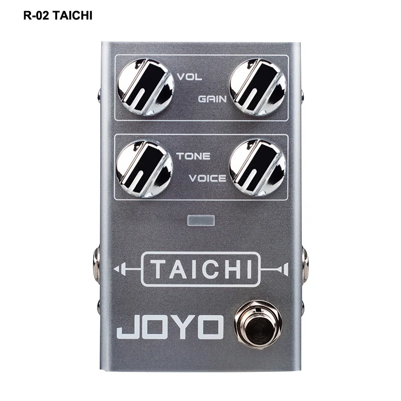 JOYO R-02 TAICHI Electric Guitar Effect Processor Low Gain Overload Smooth Dumble Speaker Monoblock Overdrive Effects Pedal