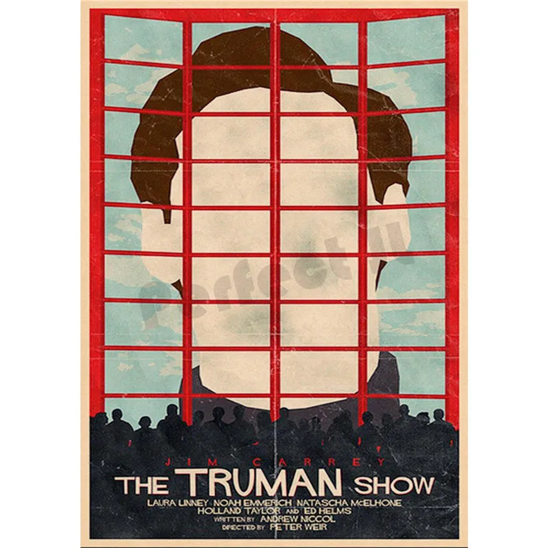Декор для дома Truman Show плакат из крафт фильма наклейки на стену|wall sticker|home