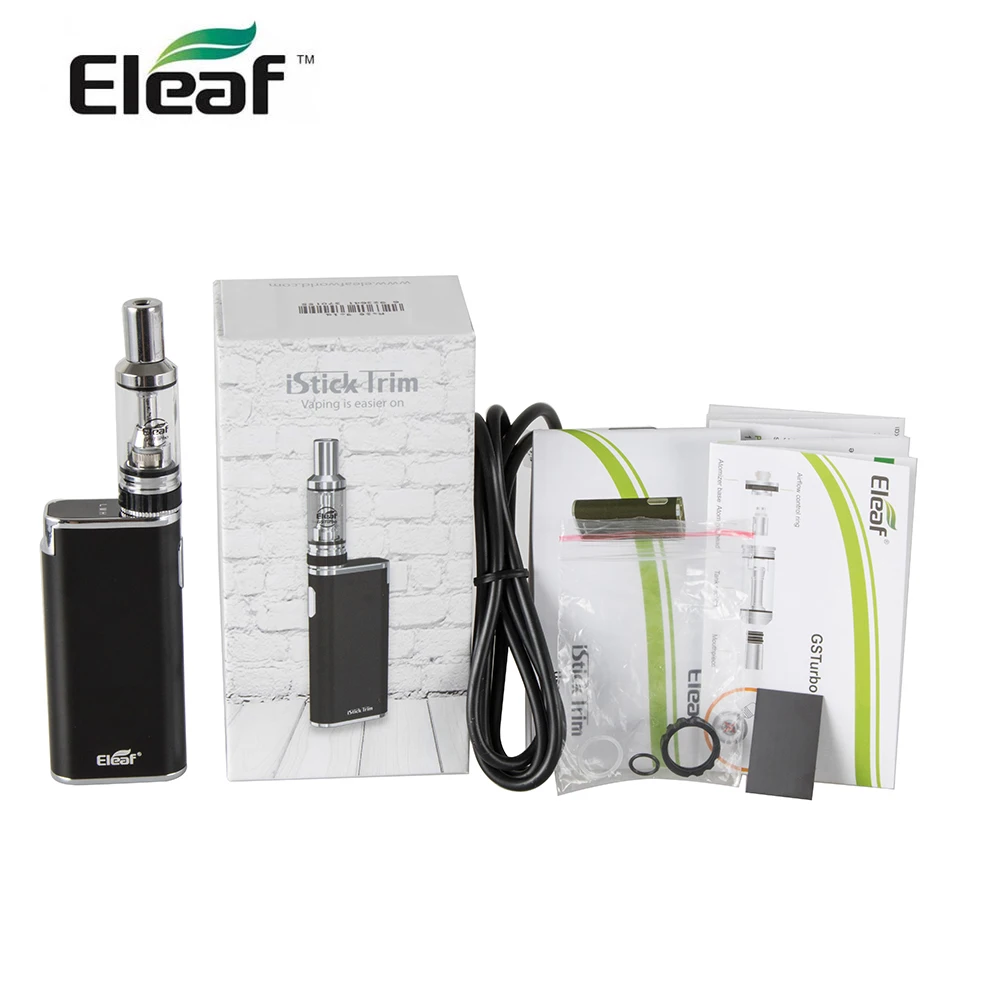 Оригинальный комплект Eleaf istick Trim встроенный аккумулятор 1800 мА · ч с GS turbo Atomizer Kit
