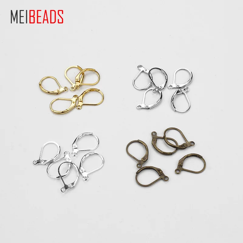 MEIBEADS 20 шт./лот Высокое качество 10*16 мм имитация серьги крючки для ушей сделай сам