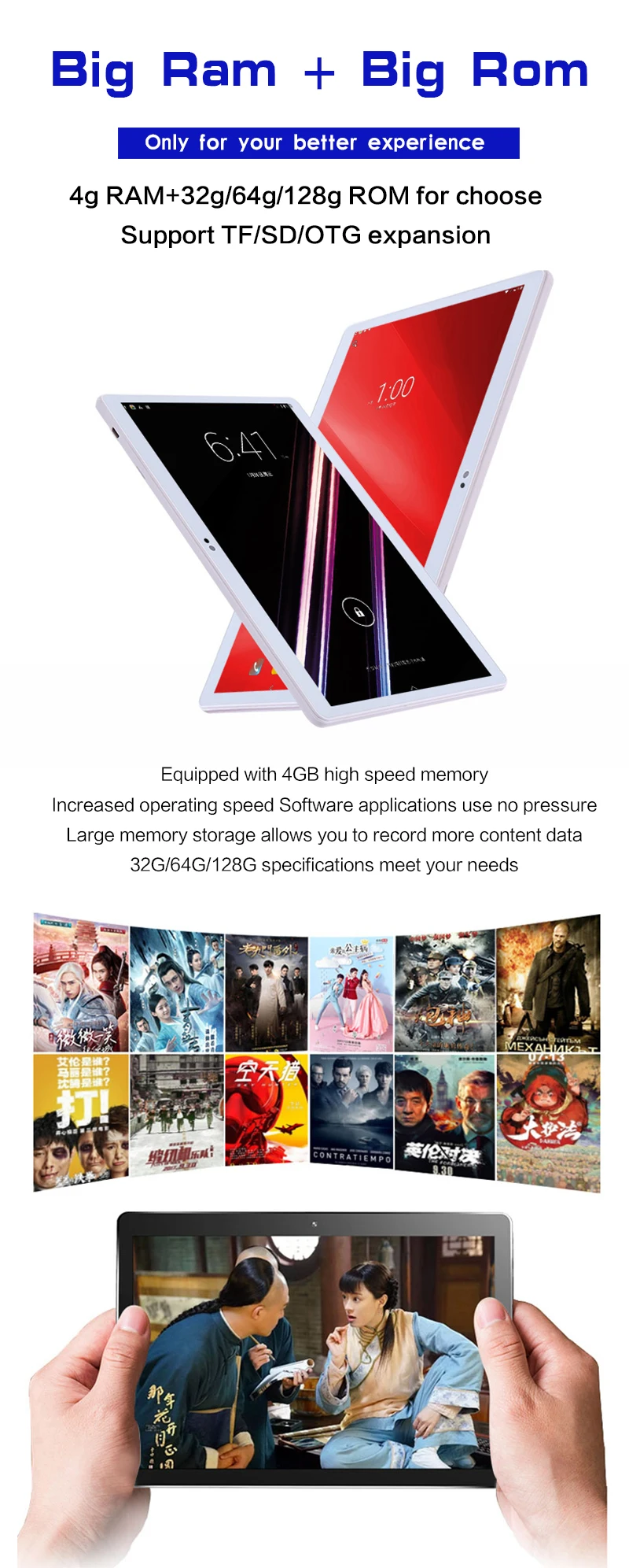Новейший T805C планшет 3g 4G LTE FDD Android 8,1 8 Восьмиядерный ОЗУ 4 Гб ПЗУ 64 Гб WiFi gps 10,1 'планшет ips экран 8 Мп+ подарок