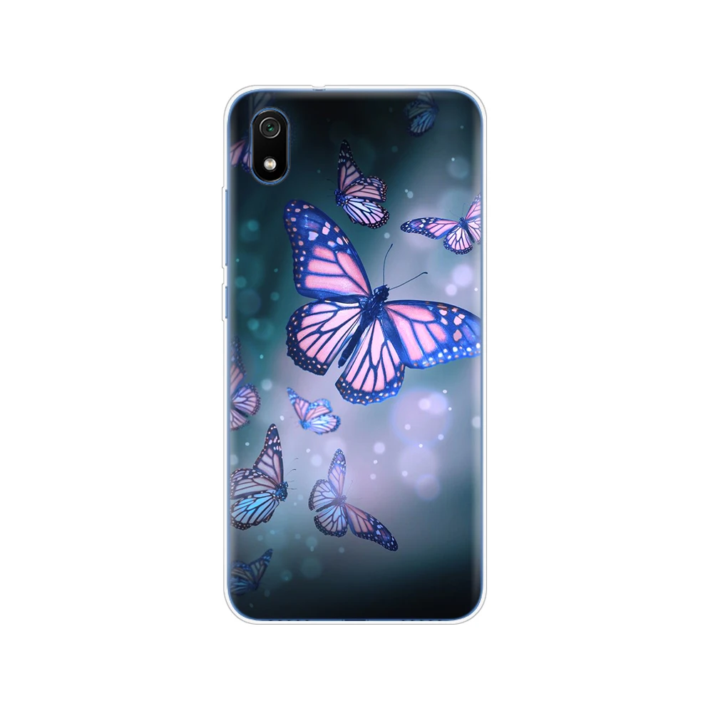 61883 Силиконовый чехол для xiaomi redmi 7a, чехлы, мягкая задняя крышка из ТПУ для redmi 7 a, бампер hongmi 7a, чехол для телефона, полная Защита, Чехол - Цвет: 61883