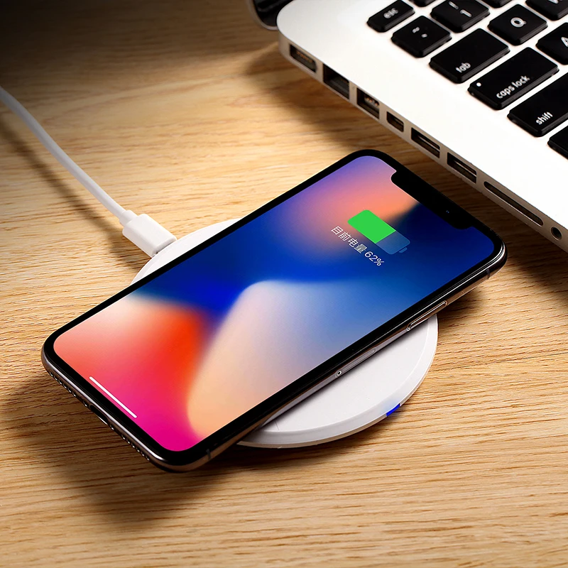 Leise W02 Беспроводное зарядное устройство Apple iphoneX iphone8 Plus беспроводное быстрое