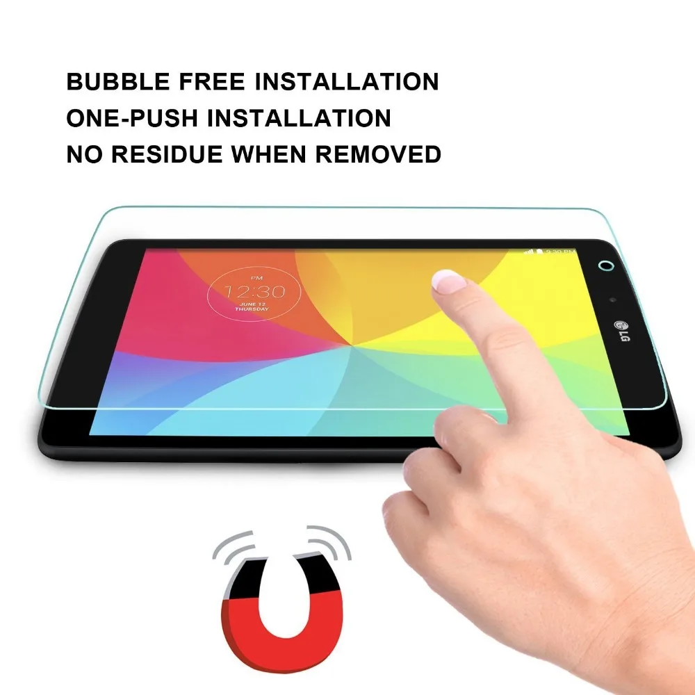 Ультратонкая защита экрана 9H для LG G pad 8 0 V480 V490 защитная пленка стекло Pad дюймов ЖК
