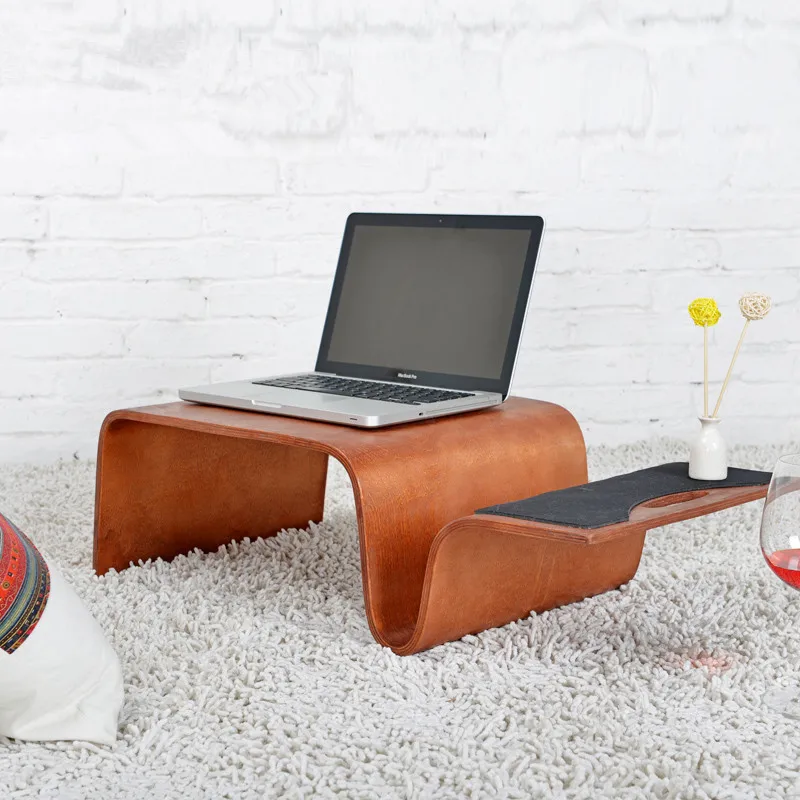Многофункциональный современный журнальный столик для завтрака из Bentwood 3 цвета