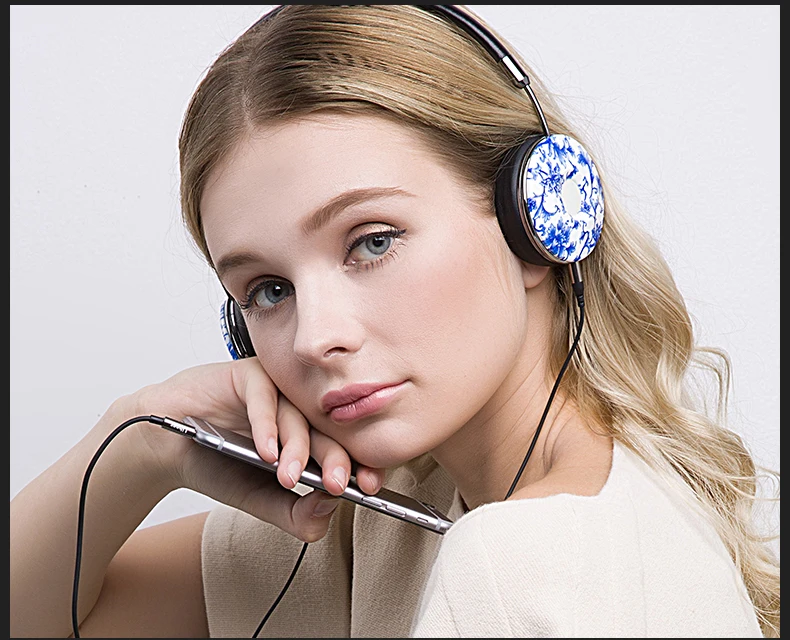 Новая мода Проводная повязка на голову HiFi наушники портативные розовые золотые наушники Fone De Ouvido для mp3-плеера мобильного телефона с сумкой BH870
