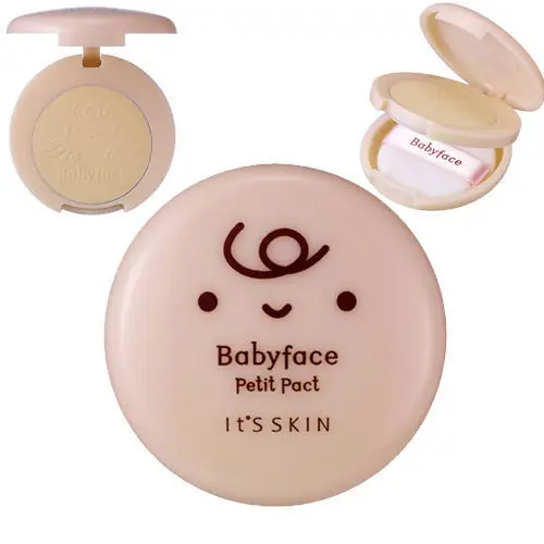 Это кожа Babyface Petit Pact SPF 25 PA + прессованный порошок стойкий корректор для лица