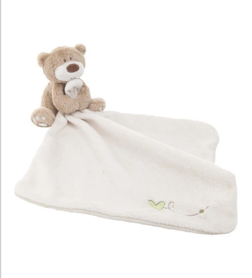 Одеяло детское из мягкого кораллового флиса 35 х30 см|baby blanket|bear baby blanketbaby bear blankets |