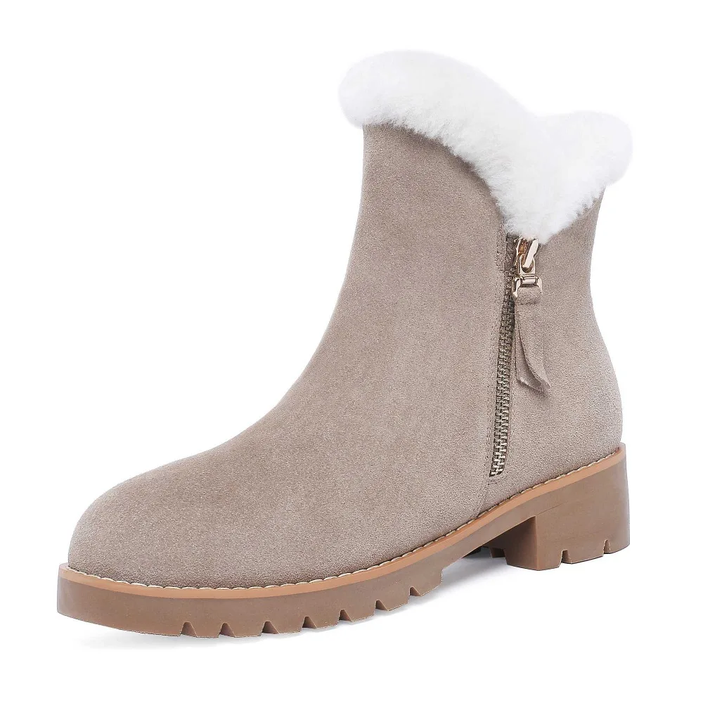 2018 оригинальный дизайн круглый носок низкий каблук молния натуральная кожа