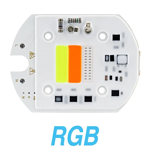 RGB Светодиодный RGB COB Чип AC 220 В 240 в 30 Вт смарт IC без драйвера для Светодиодный прожектор DIY наружное украшение красный зеленый синий чередование лампы - Испускаемый цвет: RGB