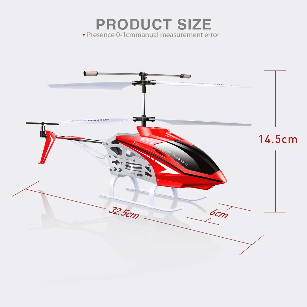 Оригинальный Syma S39 2 4G 3CH RC вертолет с гироскопом светодиодный алюминиевый пульт