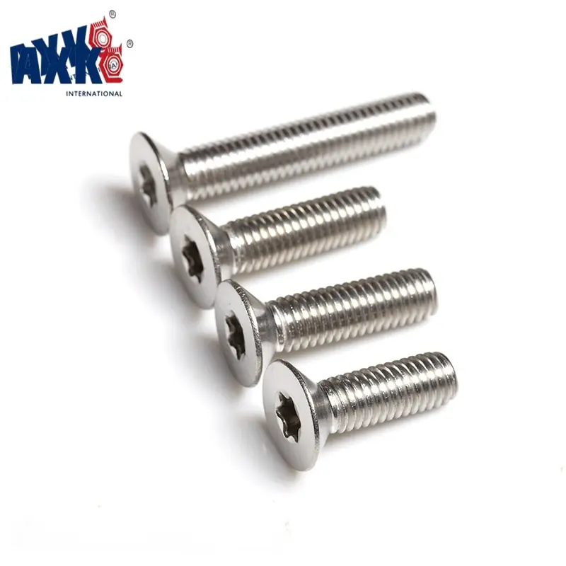 AXK 50 шт. M2 M2.5 M3 M4 нержавеющая сталь 304 Torx Потайной винт защитный шесть лопастей