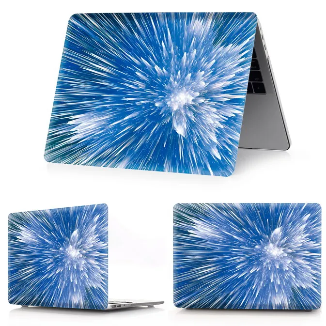 huancai-blue Цветной альбом для рисования чехол для Macbook Air 11 13 Pro retina 12 13 15 дюймов цвета сенсорная панель для New Pro 13 15 или New Air 13 - Цвет: huancai-blue