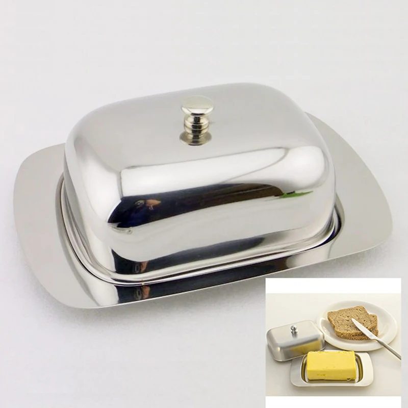 Контейнер из нержавеющей стали для хранения масла контейнер элегантный лоток