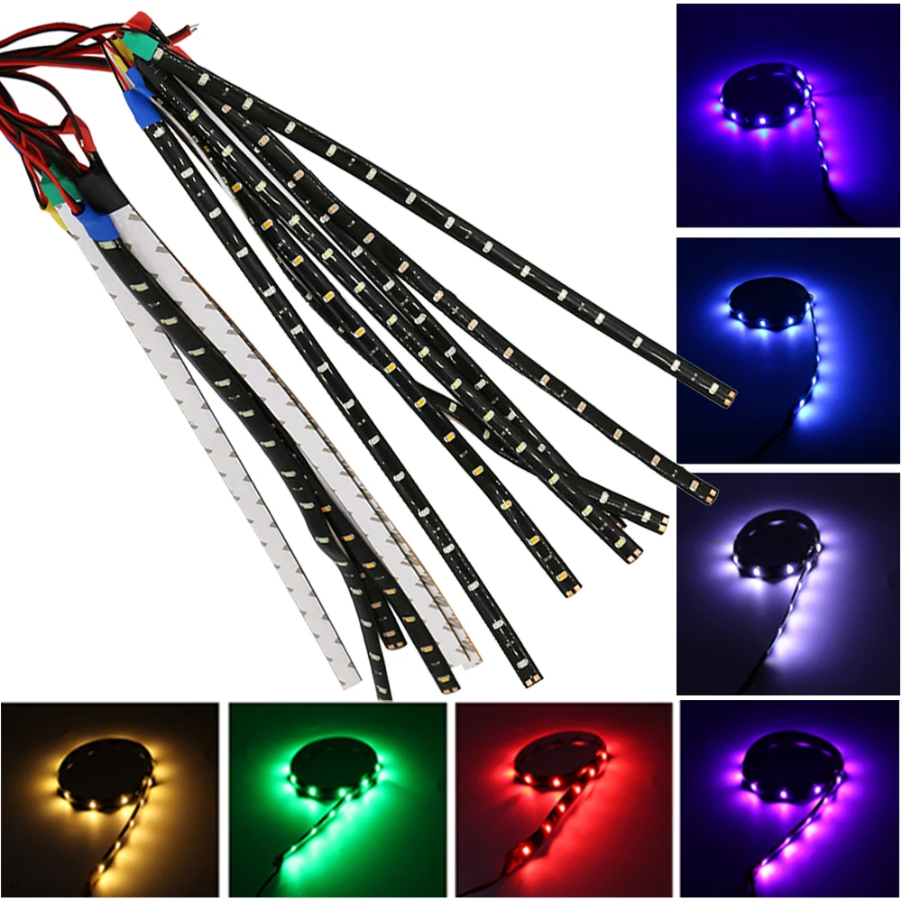 30 см автомобиля Светодиодные ленты светильник высокого Мощность 1210 15 smd 12V LED DRL