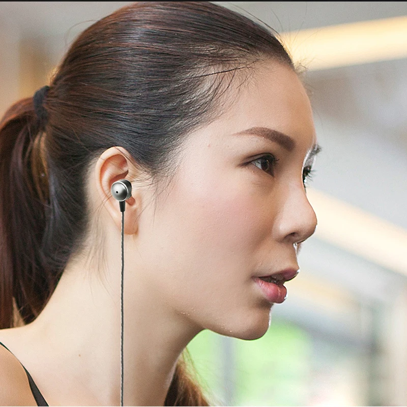 Наушники вкладыши HiFi стерео металлическая гарнитура с микрофоном для Asus ZenFone 3 Max