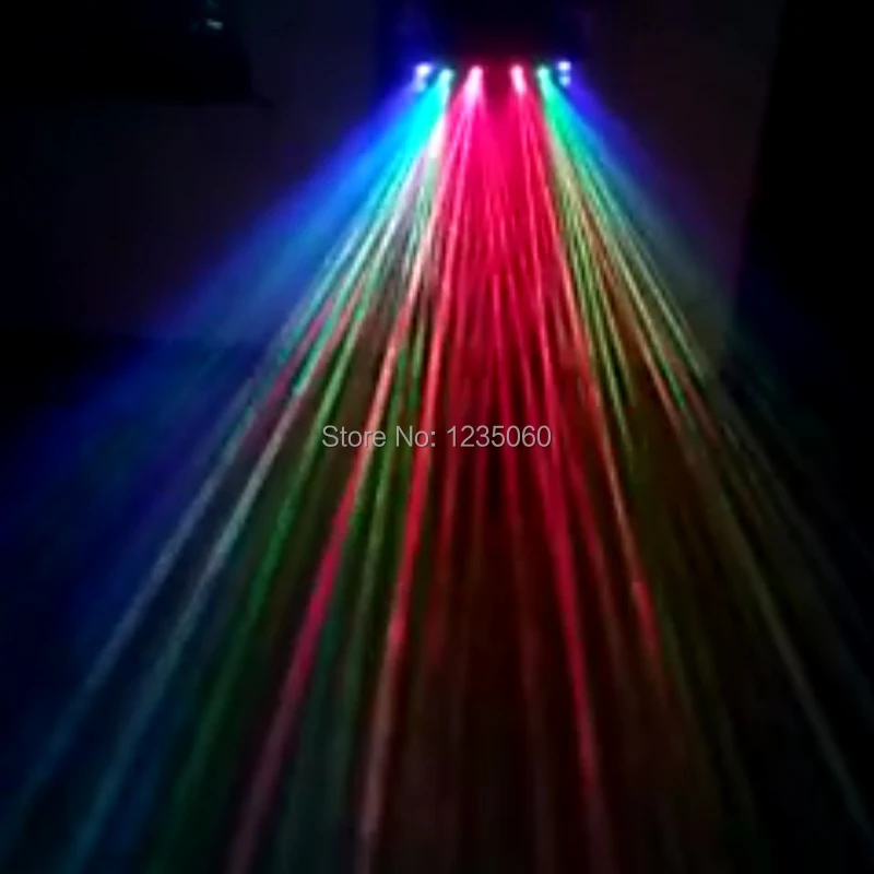 2 в 1 многолинейные лазерные перчатки RGB с зелеными красными синими для