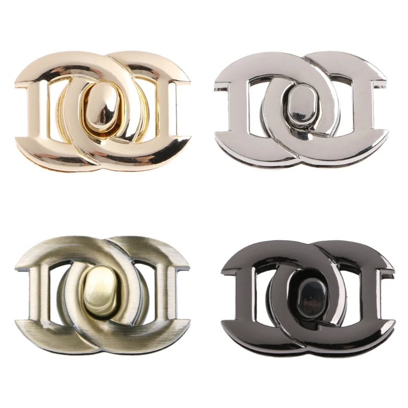 

Metal Clasp Turn Lock Twist Locks for DIY Handbag Craft Bag Purse Hardware Tool