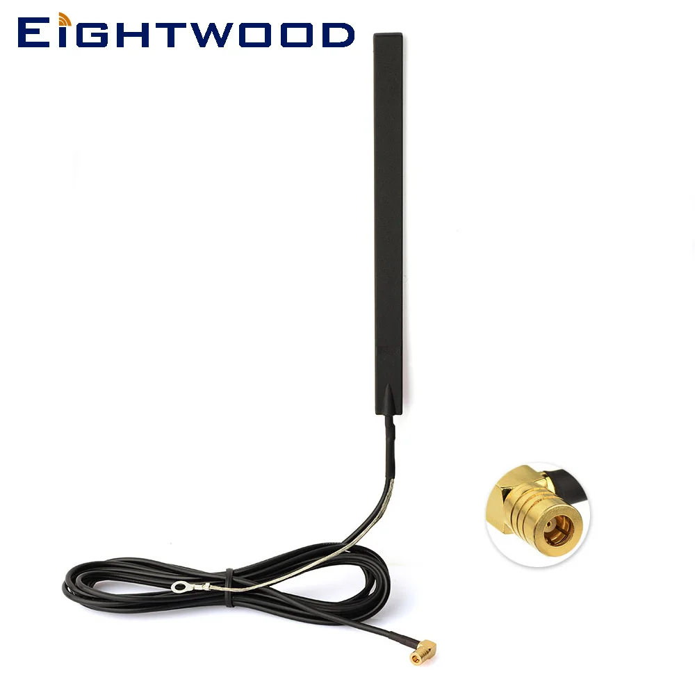 Eightwwood DAB+ FM/AM Автомобильная Радио Антенна усиленное воздушное внутреннее крепление для стекла разъем SMB для JVC Pioneer Alpine Kenwood clion