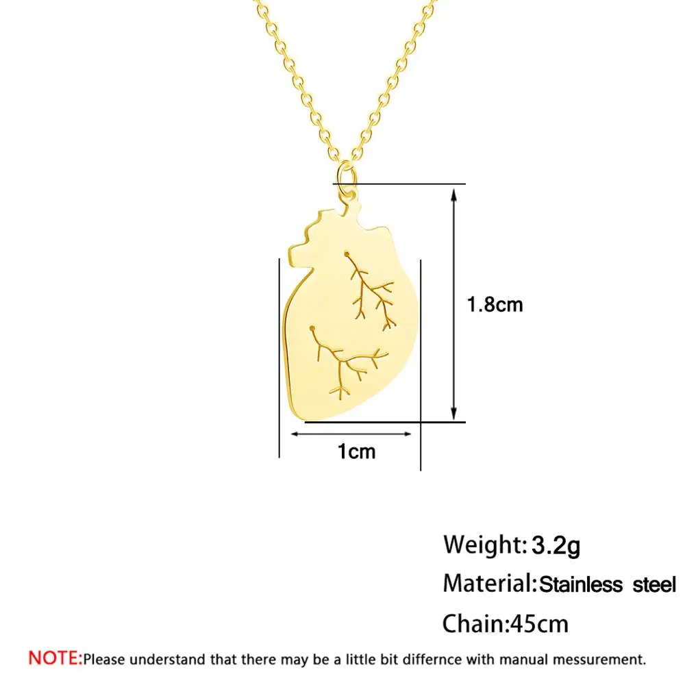 Чандлер ожерелье из нержавеющей стали сердце человека для влюбленных