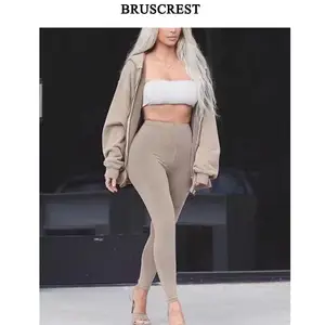 Леггинсы женские, эластичные, облегающие, с высокой талией, для фитнеса, Осенние, 2021