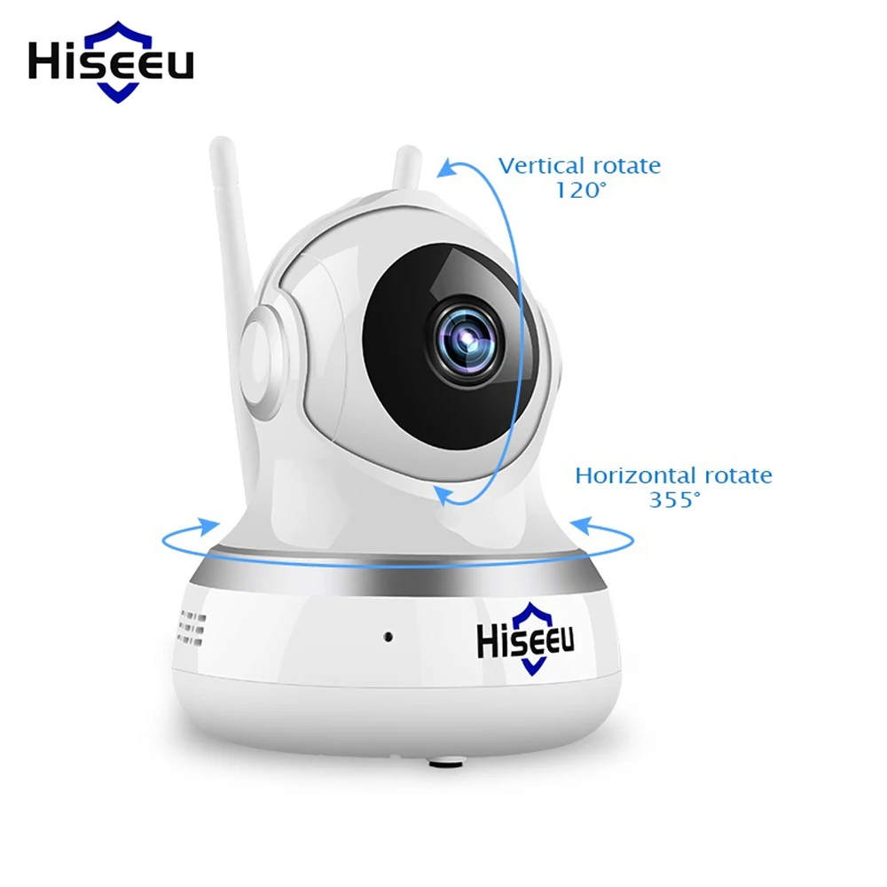 Hiseeu FE1 1080P 2MP WiFi ip камера видеонаблюдения P2P Домашняя безопасность с двойным